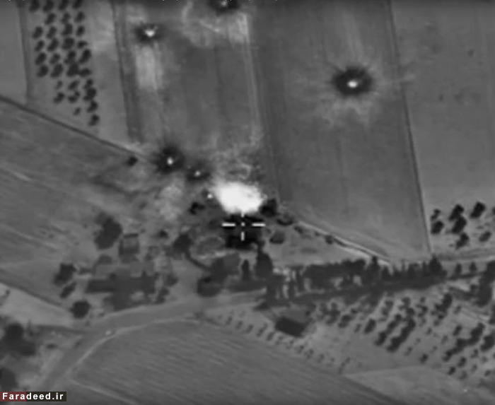 (تصاویر) حملات هوایی روسیه در سوریه