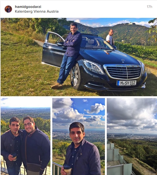 تفریحات لوکس آقای بازیگر در اتریش/عکس