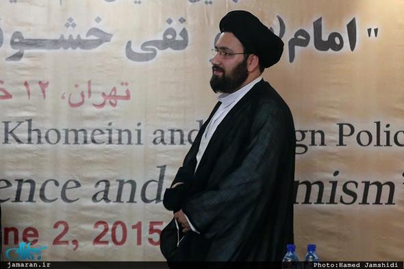 تصاویر : سید علی خمینی در همایش امام (ره) و نفی خشونت و افراطی گری