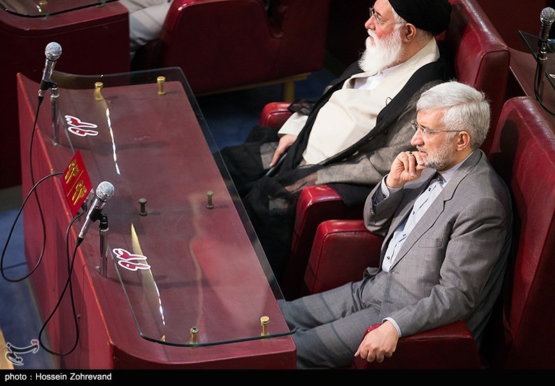 جلیلی در کنار اعلم الهدی/ عکس