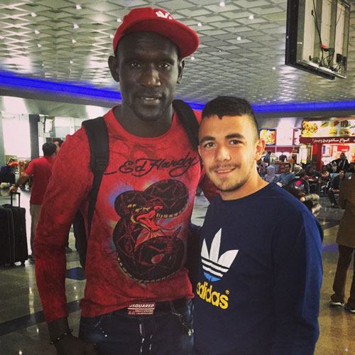 عکس: پسر قلعه نویی در کنار گلر تراکتور