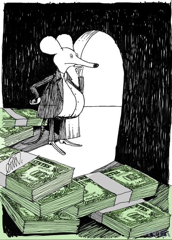 واکنش دلالان تحریم به اظهارات رییس جمهور!/کاریکاتور