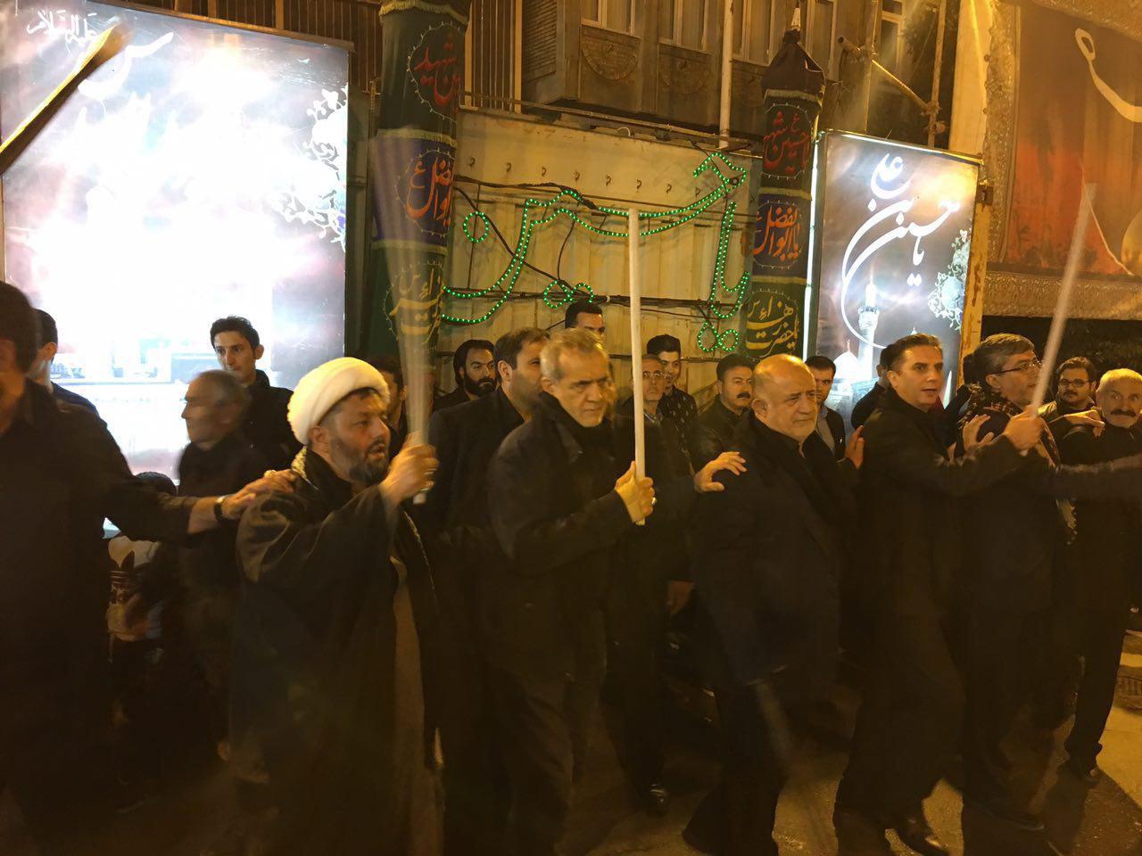 نایب رئیس مجلس و قاضی پور در عزاداری آذری ها/عکس