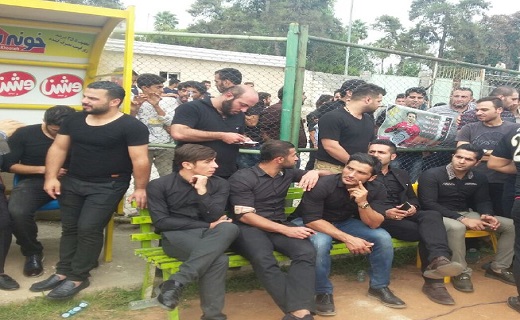 گزارش تصویری از مراسم تدفین هادی نوروزی در بابل