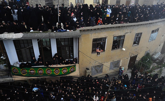 (تصاویر) علم بندان در ماسوله