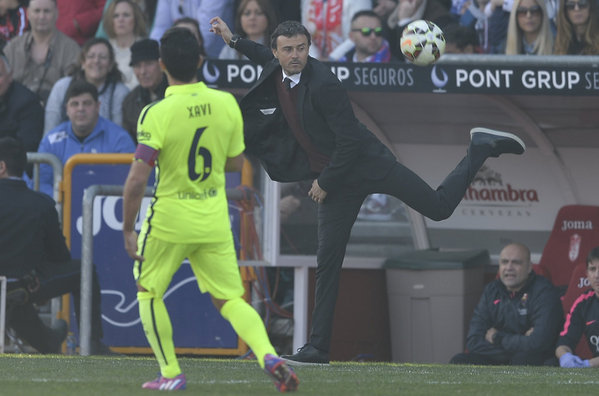 حرکت هیگوئیتایی لوئیس انریکه (عکس)