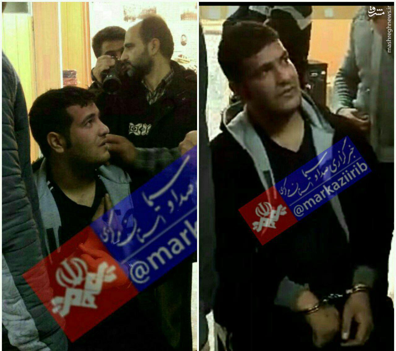 قاتل فراری اراک، پس از دستگیری/ عکس