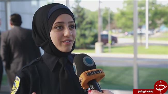 نخستین پلیس محجبه آمریکا/عکس