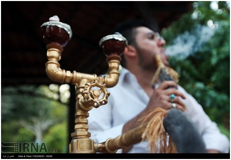 عکس/شیر قلیان!