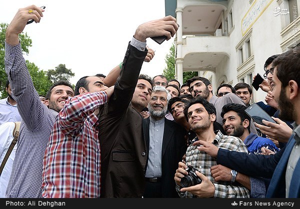 سلفی با سعید جلیلی/عکس