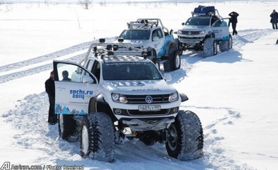سوچی 2014: آماروک دستگاه اعزامی فولکس‌واگن