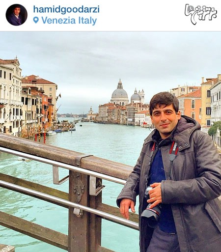 حمید گودرزی این بار در ونیز ایتالیا/عکس