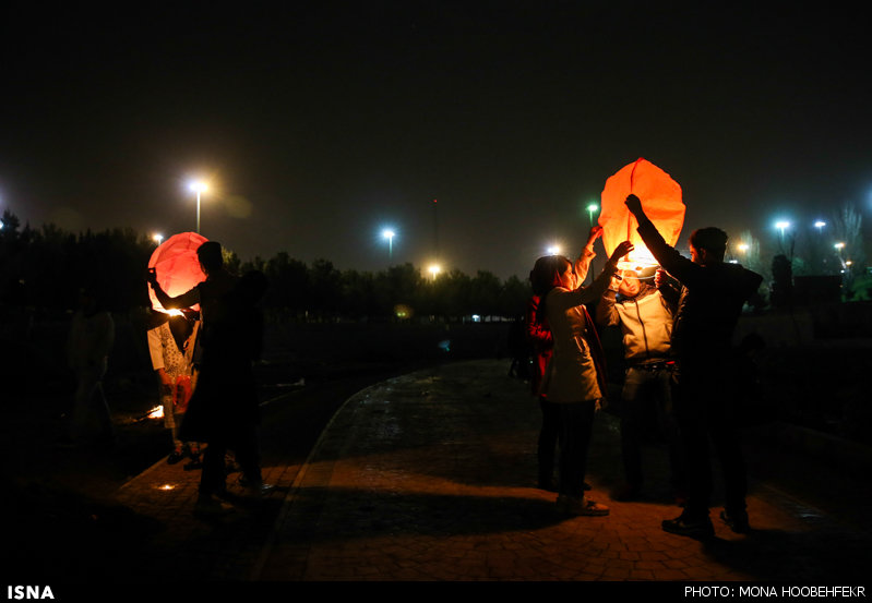 چهارشنبه سوری در تهران / تصاویر
