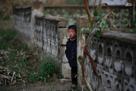 یک کودک کشاورز در 