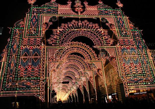 جشنواره‌ی زمستانی نور در ژاپن + تصاویر