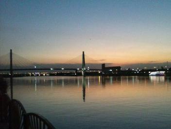 بهمن 94- غروب رود کارون- اهواز