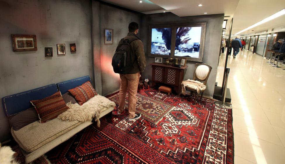 ویرانی های جنگ سوریه در آرژانتین/عکس