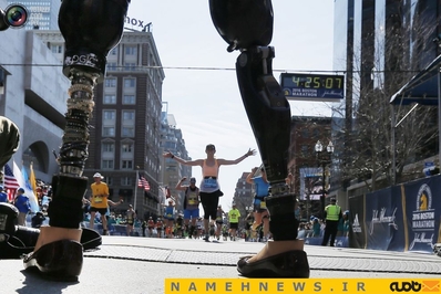 دو ماراتن معلولین در بوستون آمریکا