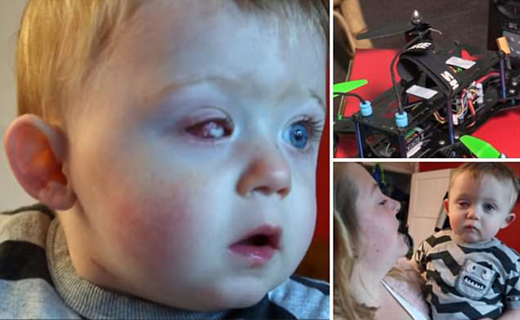 هدیه تولد چشم کودک را کور کرد+ تصاویر