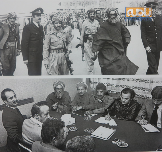 لحظه ای تاریخی از مذاکره نمایندگان دولت با سردمداران حزب کومله