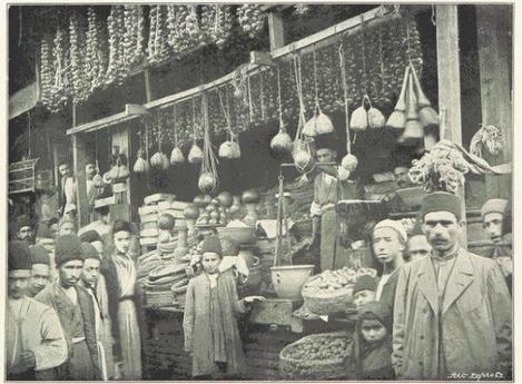 بازار رشت در زمان قاجار/عکس