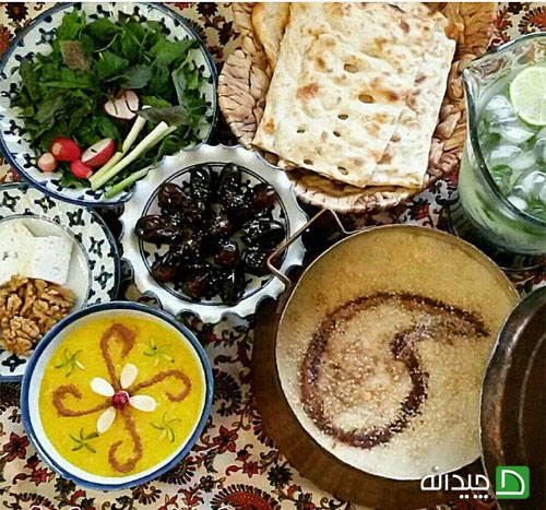 تزیین سفره افطار، ۱۰ چیدمان بی نظیر ایرانی