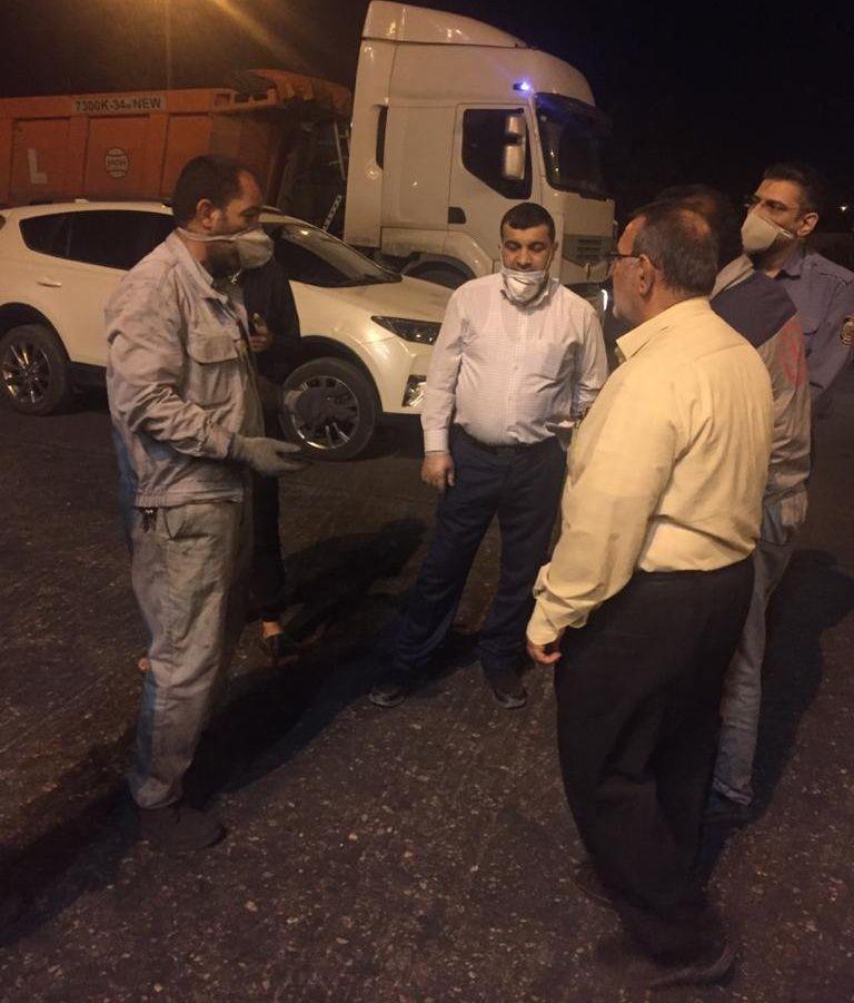 بازدید سرزده مدیرعامل شرکت فولاد خوزستان