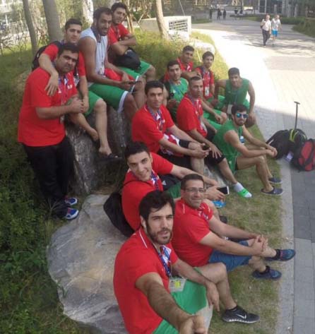 سلفي بسکتباليست‌ها در اينچئون + عکس