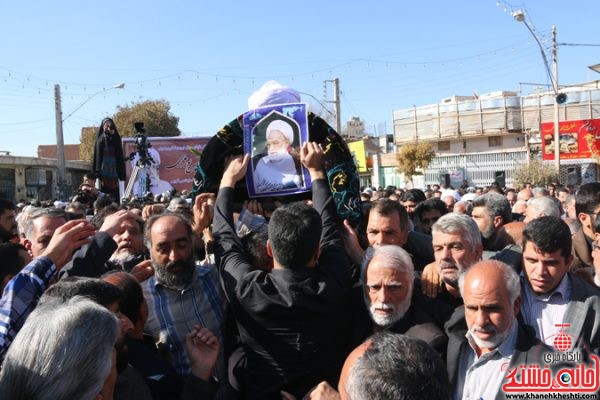 پیکر حجت الاسلام پور محمدی در رفسنجان تشییع و خاکسپاری شد 