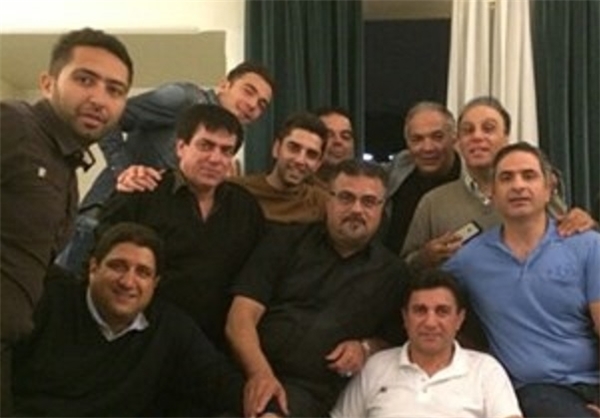 جشن تولد قلعه‌نویی با حضور داماد و پسرش/ عکس