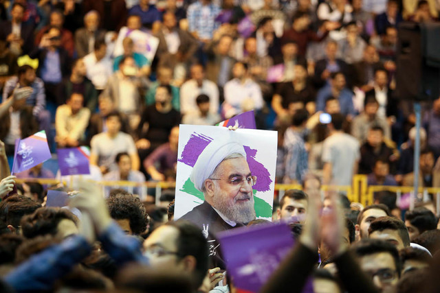 سفر انتخاباتی حسن روحانی نامزد دوازدهمین دوره انتخابات ریاست جمهوری 