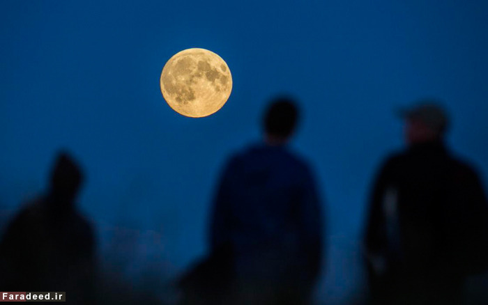 (تصاویر) ماه‌گرفتگی منحصر به فرد