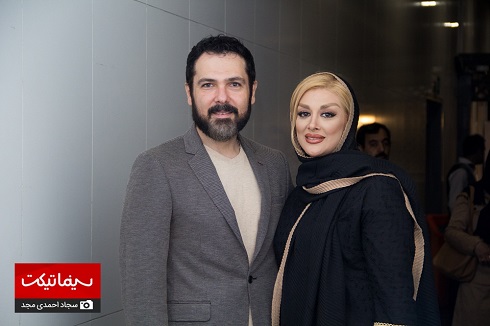 کوروش تهامی و همسرش