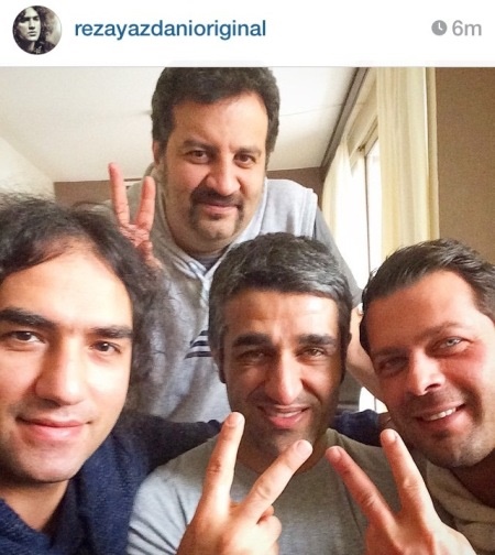 چهار چهره سرشناسی که بازی تیم ملی را کنار یکدیگر تماشا کردند/ عکس