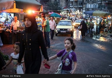  بازار جمیله در مرکز شهر حلب