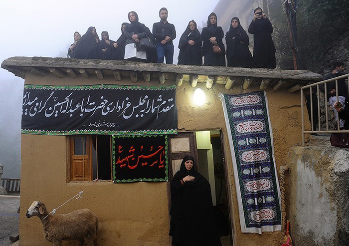 (تصاویر) علم بندان در ماسوله