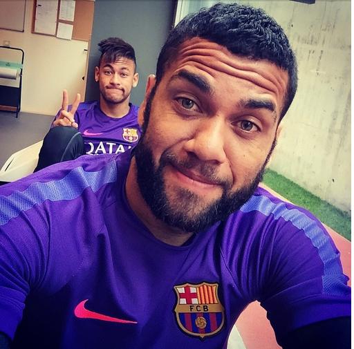 سلفی 2 ستاره خوشحال بارسا (عکس)