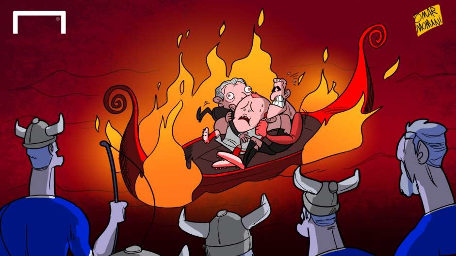 وایکینگ‌ها انگلیس را قورت دادند!/ کاریکاتور