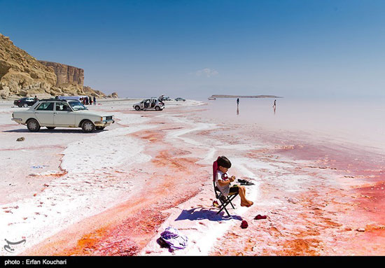 تصاویری زیبا از دریاچه ارومیه