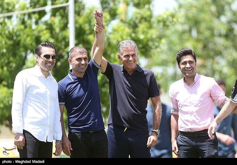 ویسی و کی روش در یک قاب/ عکس