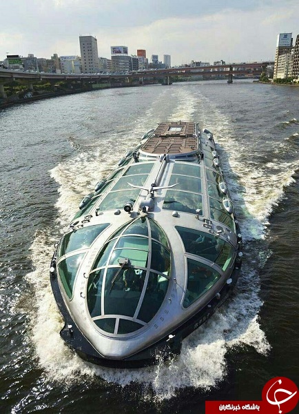 اولین اتوبوس آبی در چین/ عکس