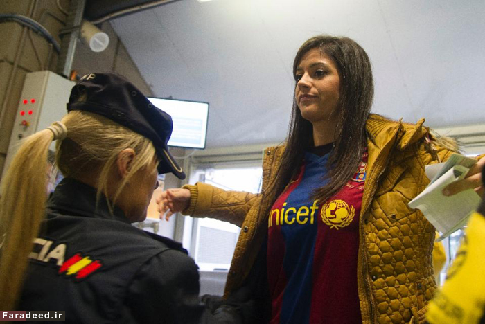 (تصاویر) ال‌کلاسیکو تحت تدابیر امنیتی