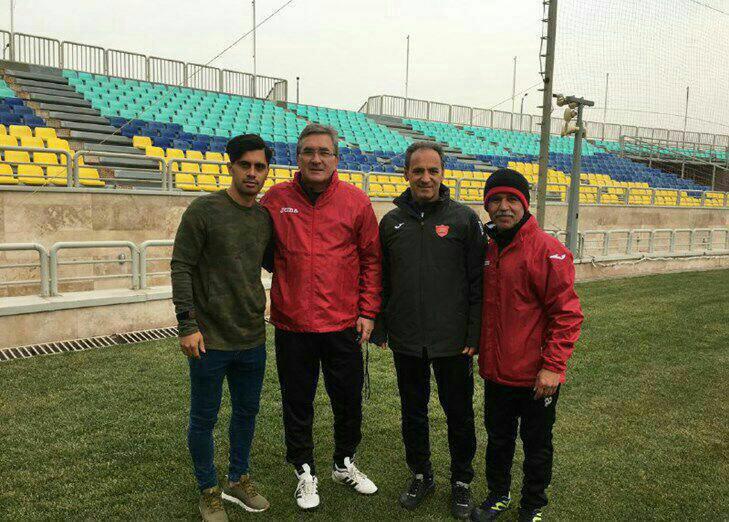 خداحافظی بازیکن جوان پرسپولیس در تمرین امروز/عکس