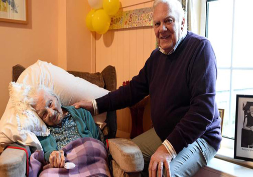 آرزوی جالب پیرترین فردِ انگلستان + تصاویر