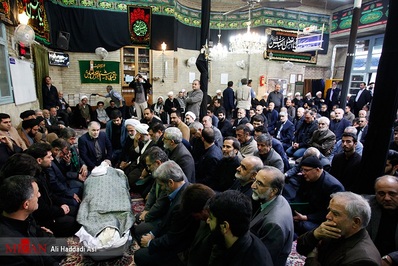مراسم تشییع جنازه حجت الاسلام شجونی
