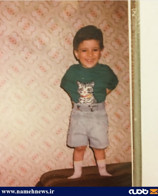 ستاره پرسپولیس در دوران کودکی/ عکس