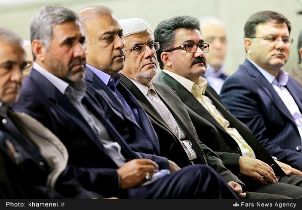 صف اول دیدار نمایندگان با رهبر انقلاب/ عکس