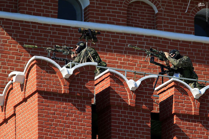 تک‌تیراندازان تیم حفاظت پوتین/ عکس