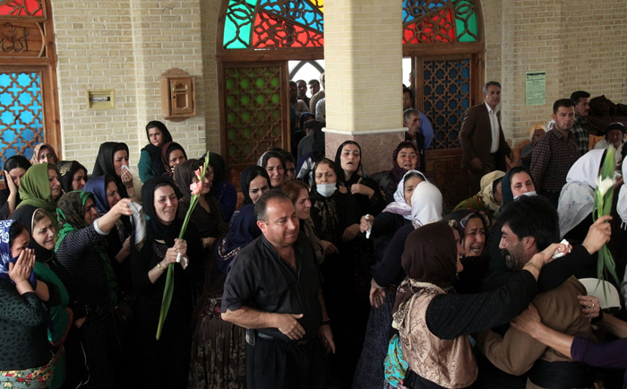 (تصاویر) خاکسپاری جانباختگان منا