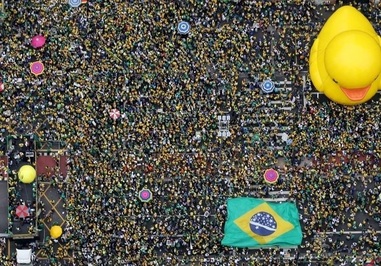 تظاهرات ضد دولتی علیه رئیس جمهوری برزیل 